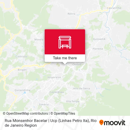 Rua Monsenhor Bacelar | Ucp (Linhas Petro Ita) map