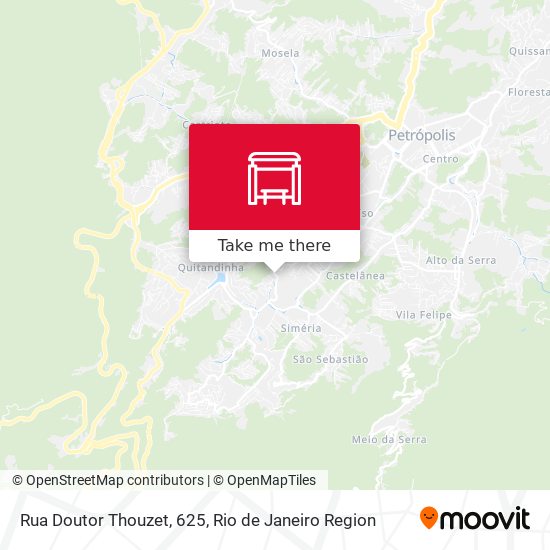 Rua Doutor Thouzet, 625 map