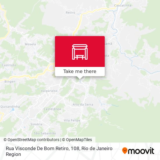 Rua Visconde De Bom Retiro, 108 map