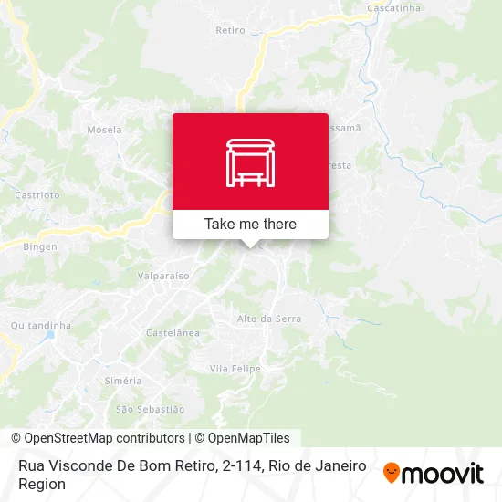 Rua Visconde De Bom Retiro, 2-114 map