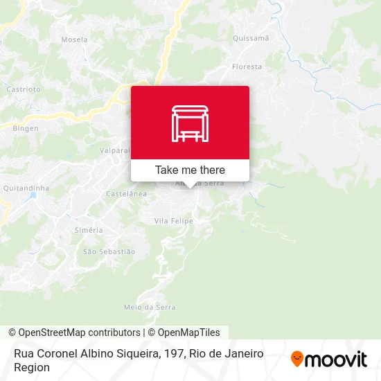 Rua Coronel Albino Siqueira, 197 map