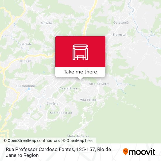 Rua Professor Cardoso Fontes, 125-157 map