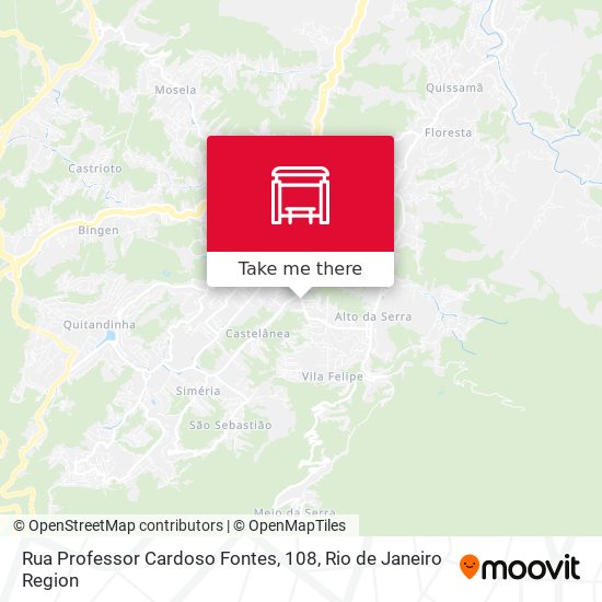 Rua Professor Cardoso Fontes, 108 map