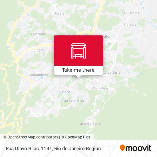 Rua Olavo Bilac, 1141 map