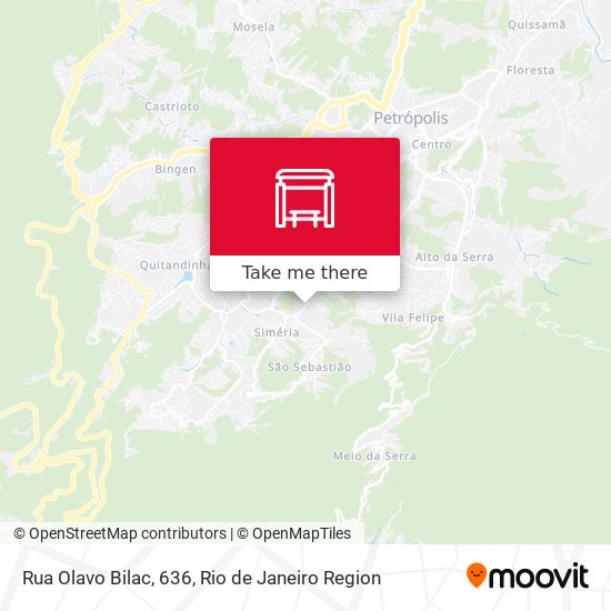 Rua Olavo Bilac, 636 map