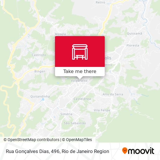 Rua Gonçalves Dias, 496 map