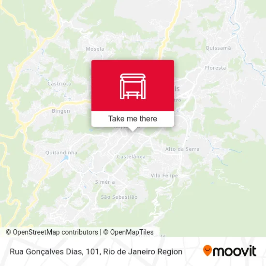 Rua Gonçalves Dias, 101 map