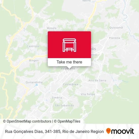 Rua Gonçalves Dias, 341-385 map