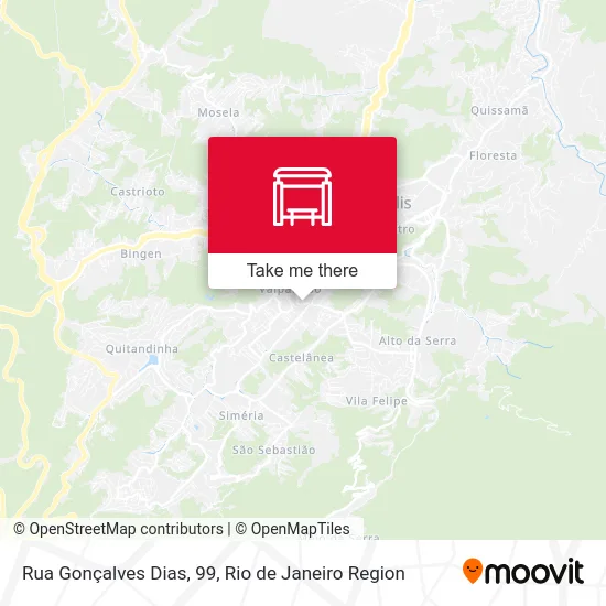 Rua Gonçalves Dias, 99 map