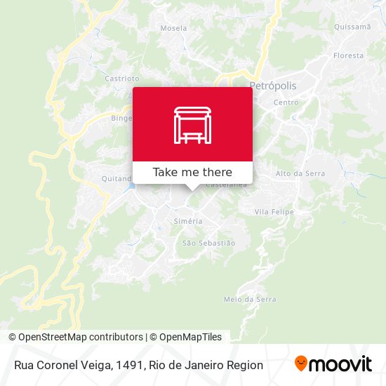 Rua Coronel Veiga, 1491 map