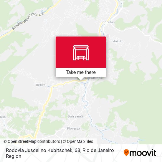 Rodovia Juscelino Kubitschek, 68 map