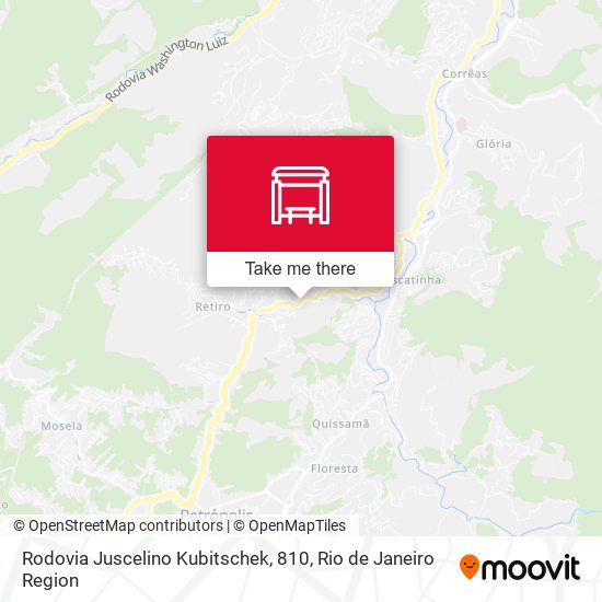 Rodovia Juscelino Kubitschek, 810 map