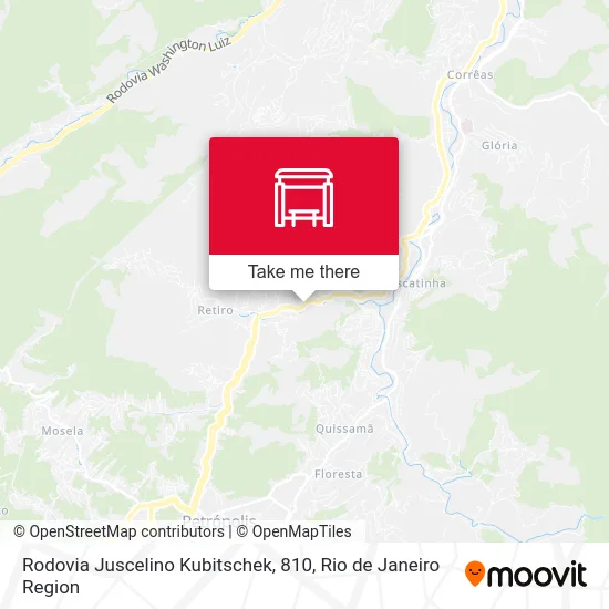 Rodovia Juscelino Kubitschek, 810 map