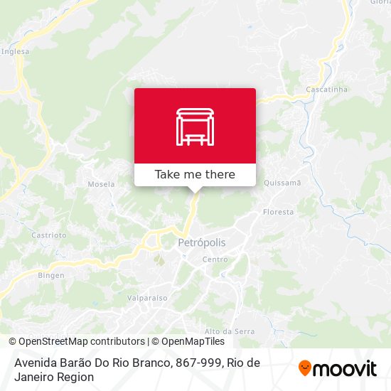 Mapa Avenida Barão Do Rio Branco, 867-999