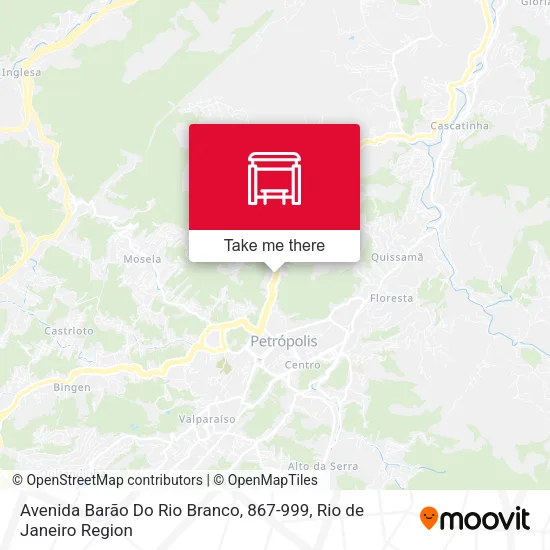 Avenida Barão Do Rio Branco, 867-999 map