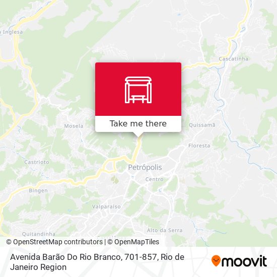 Mapa Avenida Barão Do Rio Branco, 701-857