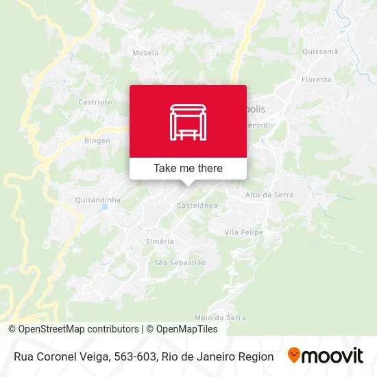 Rua Coronel Veiga, 563-603 map