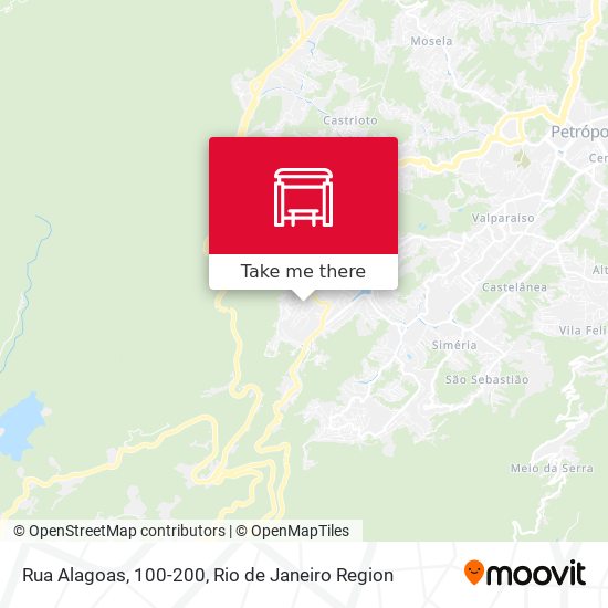 Rua Alagoas, 100-200 map