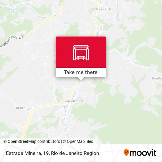 Estrada Mineira, 19 map