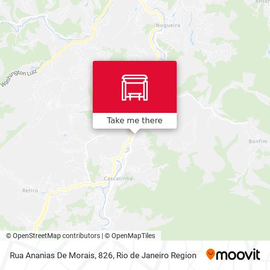 Rua Ananias De Morais, 826 map