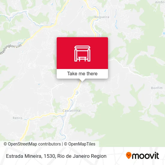 Estrada Mineira, 1530 map