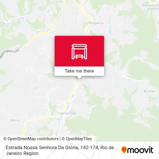 Estrada Nossa Senhora Da Glória, 142-174 map