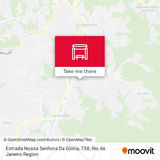 Estrada Nossa Senhora Da Glória, 758 map