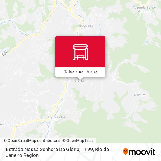 Estrada Nossa Senhora Da Glória, 1199 map