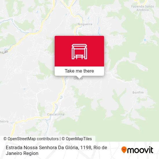Estrada Nossa Senhora Da Glória, 1198 map