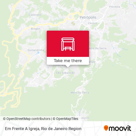 Em Frente A Igreja map