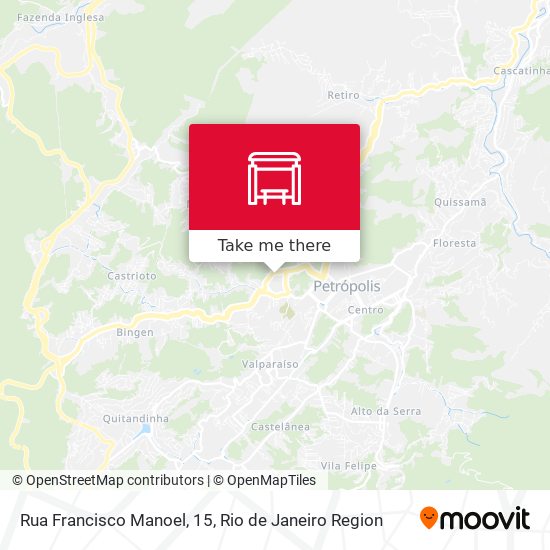 Mapa Rua Francisco Manoel, 15