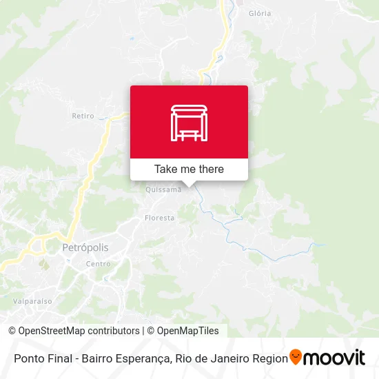 Ponto Final - Bairro Esperança map