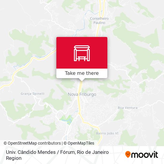 Mapa Univ. Cândido Mendes / Fórum
