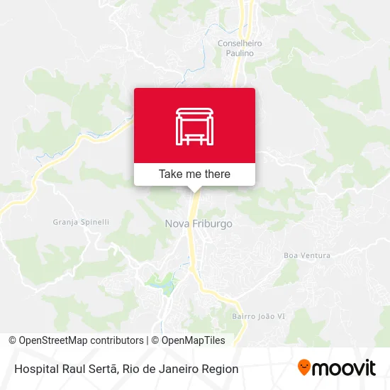 Hospital Raul Sertã map