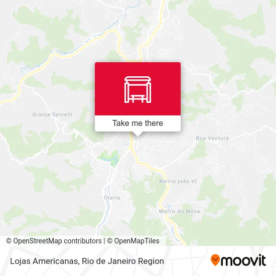 Lojas Americanas map