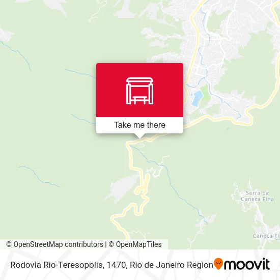 Rodovia Rio-Teresopolis, 1470 map