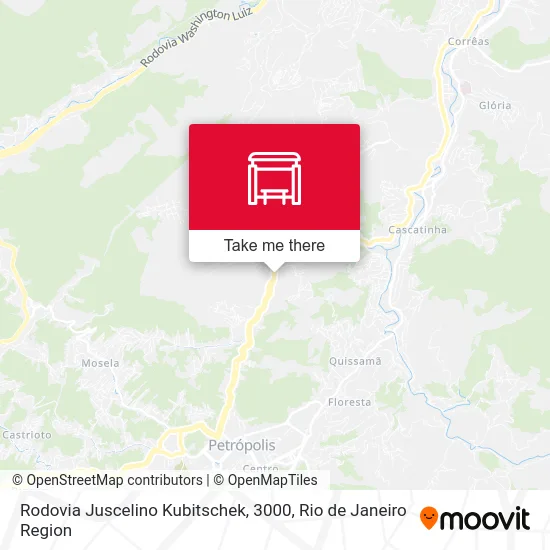 Rodovia Juscelino Kubitschek, 3000 map