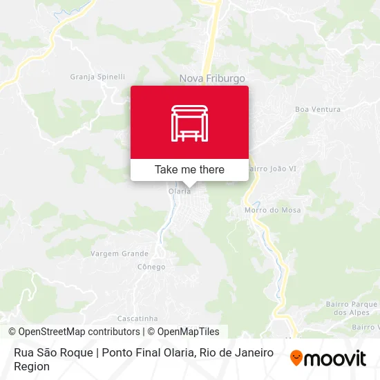 Rua São Roque | Ponto Final Olaria map