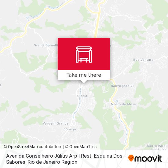 Mapa Avenida Conselheiro Július Arp | Rest. Esquina Dos Sabores