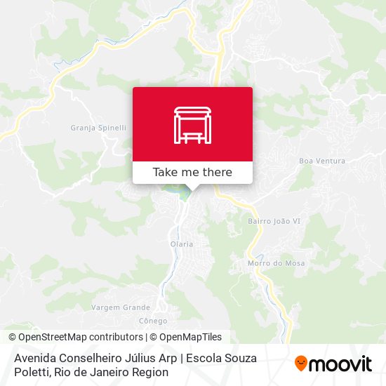 Mapa Avenida Conselheiro Július Arp | Escola Souza Poletti