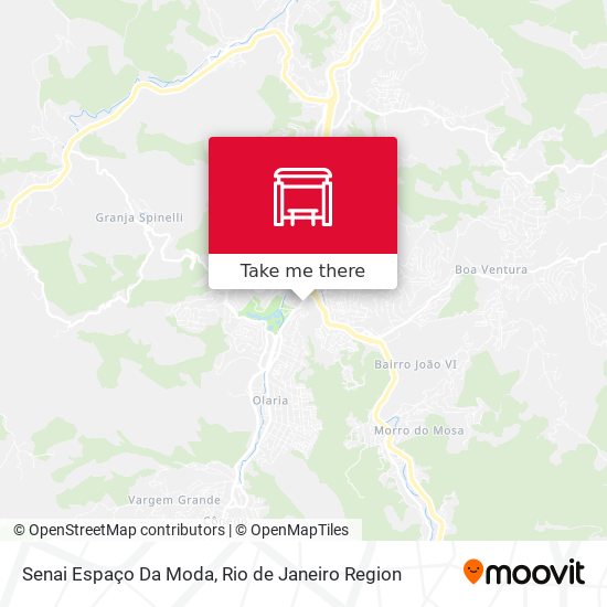 Senai Espaço Da Moda map