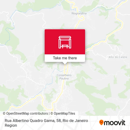 Rua Albertino Quadro Gama, 58 map
