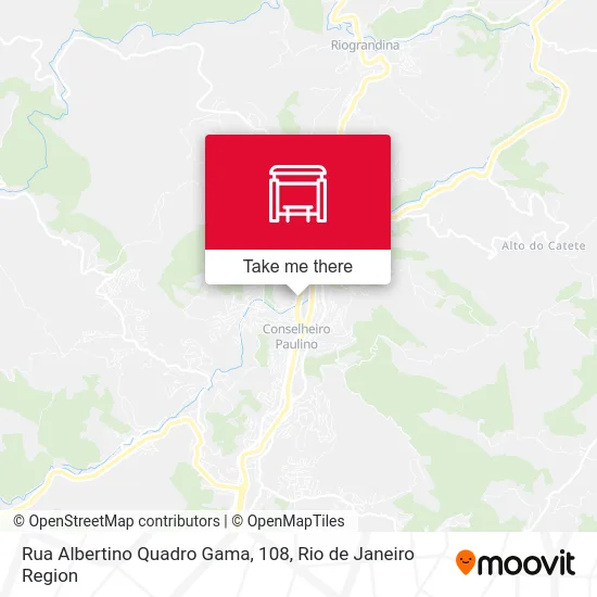 Rua Albertino Quadro Gama, 108 map