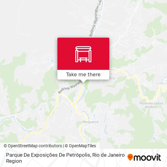 Parque De Exposições De Petrópolis map