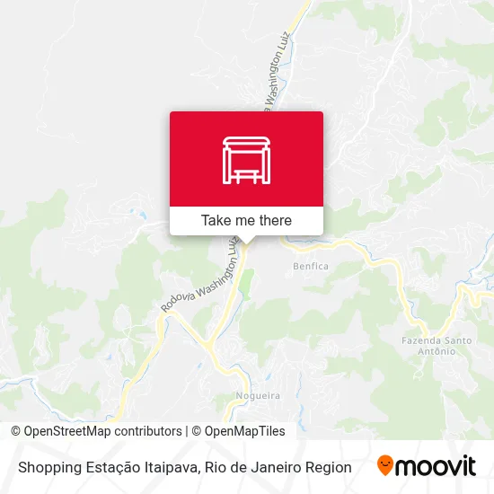 Shopping Estação Itaipava map