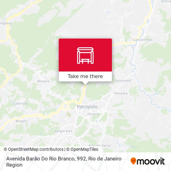 Mapa Avenida Barão Do Rio Branco, 992