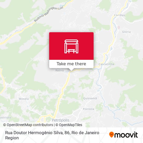 Mapa Rua Doutor Hermogênio Silva, 86