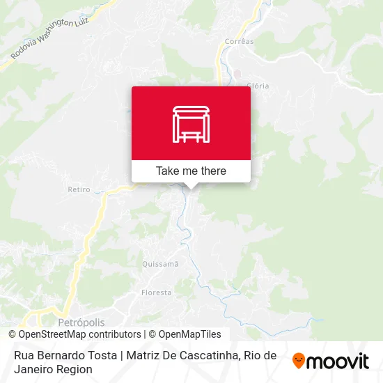 Rua Bernardo Tosta | Matriz De Cascatinha map