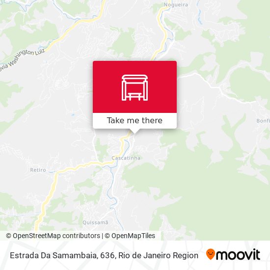 Estrada Da Samambaia, 636 map