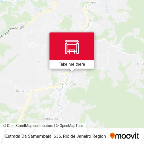 Estrada Da Samambaia, 636 map